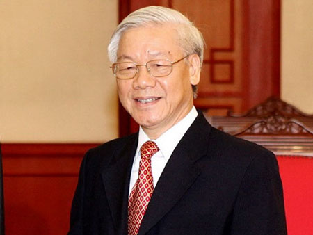 Tổng Bí thư Nguyễn Phú Trọng ứng cử đại biểu Quốc hội tại Hà Nội.